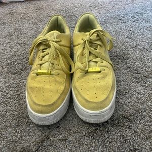 yellow suede air force ones 🕺🏼